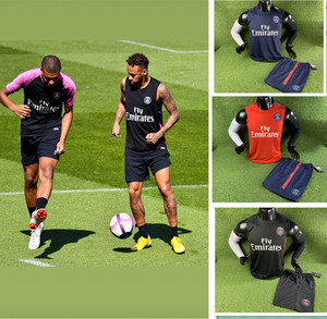 psg巴黎圣日耳曼10号内马尔7号母巴佩无袖对抗训练服背心