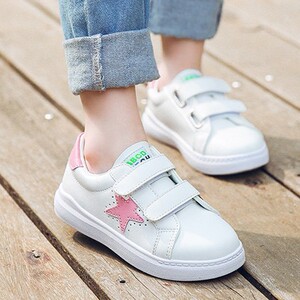 春秋儿童小白鞋女孩10男童运动鞋6小学生7宝宝8童装4白球鞋11岁12