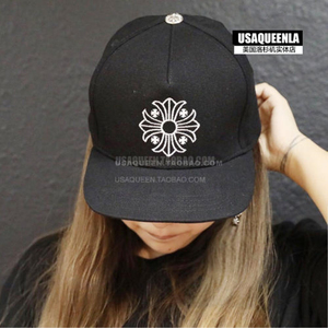 【美国代购】正品-chrome hearts克罗心韦雪同款十字架全布棒球帽