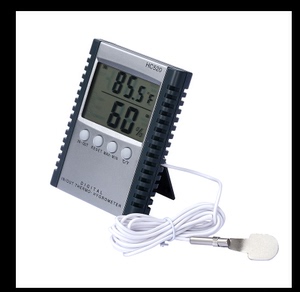 HC520高精度数显电子温湿度计 外置温度探头 室内外环境温湿度表