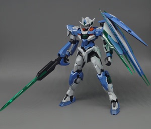 现货 大班mg 1/100 00q 量子型00高达,喷涂成品
