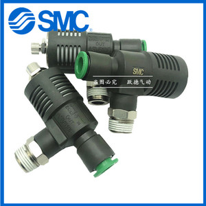 SMC消声快速排气节流阀ASV310F410F510-01-02-03-04-06S08S10S12S