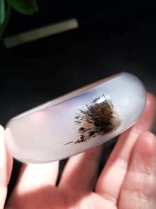 发丝玛瑙玉髓手镯