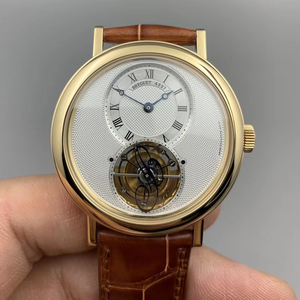 【二手名表】宝玑5357ba陀飞轮,39mm表径18k金表壳 手动机械机芯