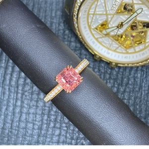 七楼半 尖晶石戒指 帕帕拉恰尖晶石 18k金 1.95克拉