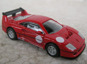 kyosho京商 迷你合金汽车模型玩具1:100 法拉利f40超级跑车2