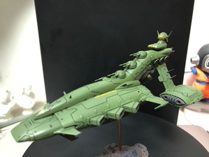 白模 1/1700 高达前传 gto 姆塞级巡洋舰&hlv