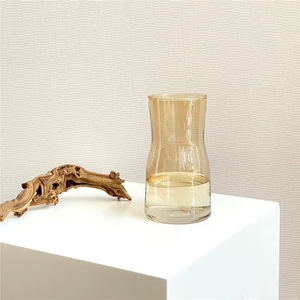 ins同款透明玻璃花瓶 韩国网红小众设计家居桌面装饰咖啡厅摆设