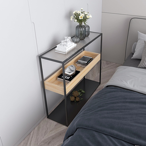 床边柜窄夹缝长条置物架简约床边靠墙床尾缝隙床头沙发卧室收纳柜