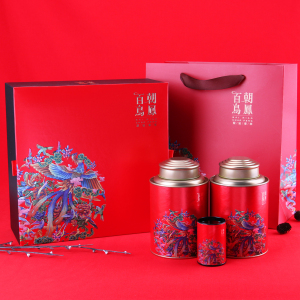 百鸟朝凤茶叶礼盒装空盒通用单枞红茶小青柑凤凰单丛半斤装包装盒