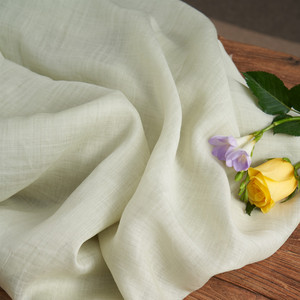 【翠樽】高端100支纯苎麻连衣裙衬衫袍子品牌订单定制面料布料