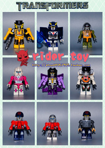【Rider Toy】孩之宝LEGO酷垒KRE-O变形金刚拼插积木小人仔散货