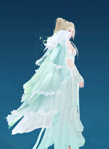 剑三剑网3狄仁杰白披风白狐狸毛二代白莲花几度春业火劫六翼粉短