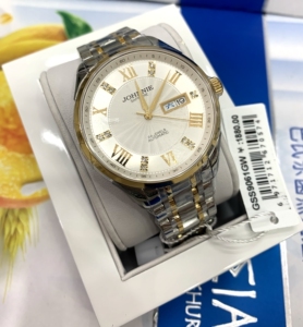 johnnie尊尼手表机械男表9061g防水商务全钢情侣全自动机械对表