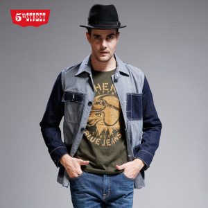第五街牛仔外套男