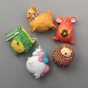 创意立体卡通可爱动物冰箱贴 磁贴 冰箱装饰磁力贴 留言贴 吸铁石