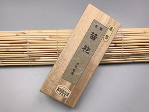 小布美术:日本吴竹精升堂茶墨老墨锭墨条29.1克磨过包邮