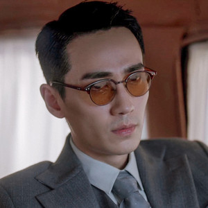 叛逆者朱一龙林楠笙同款眼镜黑框茶色墨镜防晒大脸显瘦潮牌男旅游