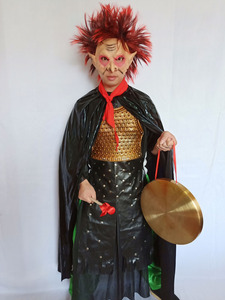 西游记妖精妖怪服饰小钻风金角银角大王面具披风小妖怪服装道具