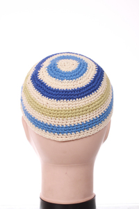 出口纯手工编织犹太帽 基帕 两件包邮