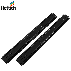 海蒂诗三节轨hettich抽屉滑轨衣柜阻尼缓冲ka5632导轨30kg