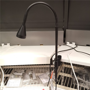 宜家纳林格led壁装夹式/射灯阅读灯床头灯学习灯暖光夹灯国内代购