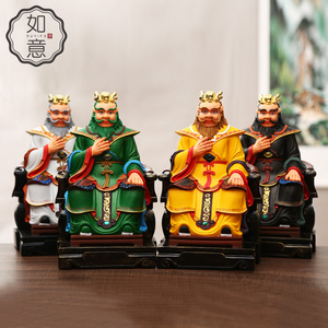 家用树脂佛像12寸四海龙王 开光东海龙王居家供奉 西海龙王神像