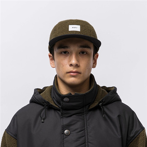 wtaps t-5 03/cap/popp.boa 圆顶绒面帽子 21aw