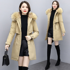 品牌折扣专柜正品唯品会特卖女装冬装加大码加厚棉服京东欧货潮.