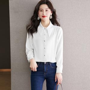 官方旗舰店官网允硕女装正品商场同款2023春装华人杰长袖衬衫女