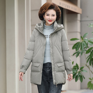 中年人妇女装外套30一50妈妈冬季棉衣服35到40岁穿冬天羽绒棉袄45