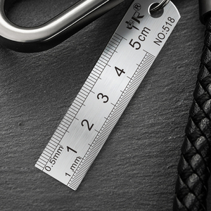 量具制造中心淘宝斜面迷你小短尺棉花长度试验量尺5cm纤维小尺子50