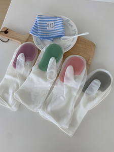 馨帮帮杂货铺 防水硅胶洗碗神器厨房家务干活魔术刷清洁刷手套
