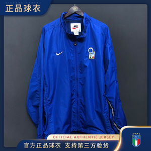 意大利外套1998世界杯nike耐克训练服夹克正版经典足球球衣风雨衣
