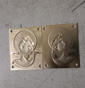 龙港市浮雕设计树脂版印刷版凹印制版烫金版压纹版电雕雕刻模具厂