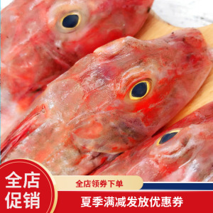 舟山新货东海红头鱼5斤新鲜红娘子鱼深海鱼冷冻海鲜水产品海捕生
