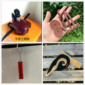 鹰具手工牛皮鹰脚绊脚绳鸟用品收藏鸟链套装