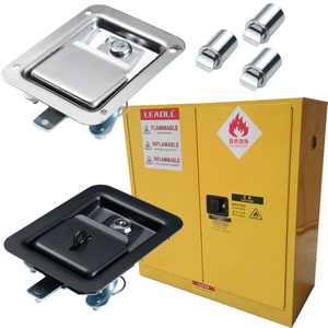 三点联动锁化学用品柜门锁可装连杆锁防爆柜门锁危险物品储存锁具
