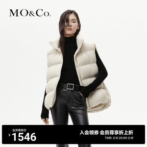 【90%鹅绒】MOCO2023冬新品无胆防绒羽绒服马甲外套MBC4EIN017