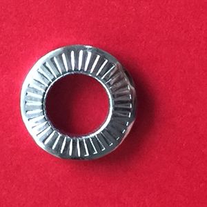 din6795六角爪垫,接地垫圈,法式刺破垫圈65mn 环保蓝白锌 现货