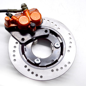 厂电动车配件前叉110鼓刹改装碟刹电瓶车前轮鼓刹车改装液压碟刹