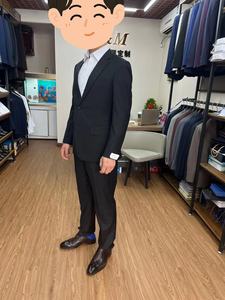 C&M高级男士结婚礼服韩版修身西服纯手工量身定做（上海实体店)