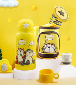 德国nici真空卡通保温杯幼儿园316不锈钢大肚保温水杯大肚网红