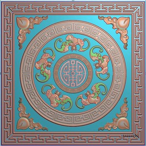 五福回纹灰度图-淘宝拼多多热销五福回纹灰度图货源拿