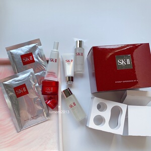 日本sk-ii/sk2 八件套盒中小样小灯泡神仙水面霜眼霜面膜洗面奶