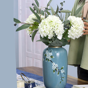 新中式古风陶瓷花瓶摆件玄关客厅电视柜餐桌创意插花花器水养鲜花