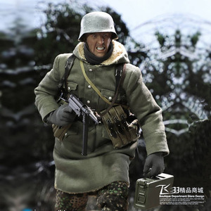 did ss二战装甲师mg42机枪手b款运弹兵1/6兵人模型埃贡现货d80131