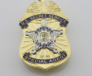 美国特勤局u.s secret service/usss金属徽章 立体结构 纯铜