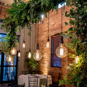 LOFT复古工业风创意单头小吊灯餐厅酒吧台服装店橱窗宴会装饰灯具