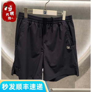 斐乐Fila正品24夏新款男裤运动速干短裤休闲梭织五分裤A11M421806